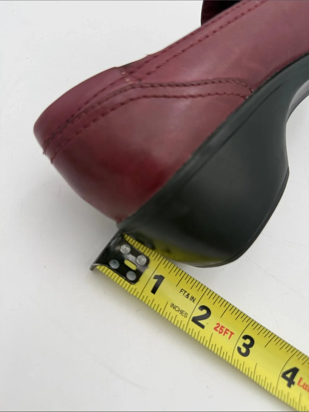 Clarks Women’s Burgundy Slip-On Comfort Loafers women’s 8M casual office Y2K